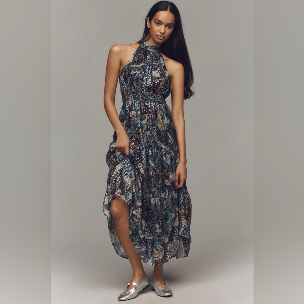 NWT Size XSP - The Somerset Maxi Dress: Halter Edition